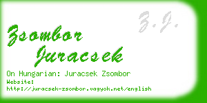 zsombor juracsek business card